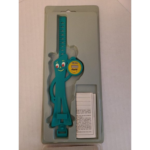 Gumby Quartz LCD Watch 1985 - Picture 3 of 3